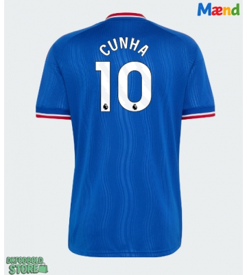 Manchester United Matheus Cunha #10 Replika Udebanetrøje 2026-27 Kortærmet